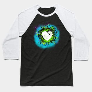 ABSTRACT LUV HEART CITY DESIGN Baseball T-Shirt